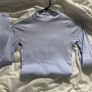 Hollister mock neck top